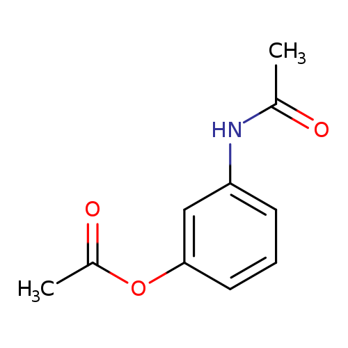 CC(=O)Nc1cccc(c1)OC(=O)C