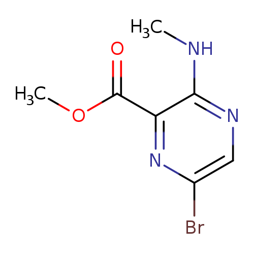 COC(=O)c1nc(Br)cnc1NC