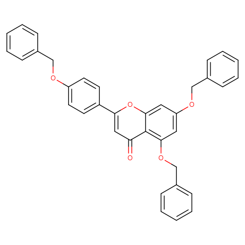 O=c1cc(oc2c1c(OCc1ccccc1)cc(c2)OCc1ccccc1)c1ccc(cc1)OCc1ccccc1