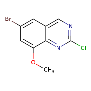 COc1cc(Br)cc2c1nc(Cl)nc2