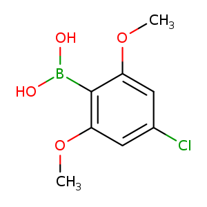 COc1cc(Cl)cc(c1B(O)O)OC