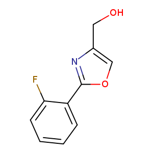 OCc1coc(n1)c1ccccc1F