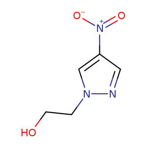 [O-][N+](=O)c1cn(nc1)CCO