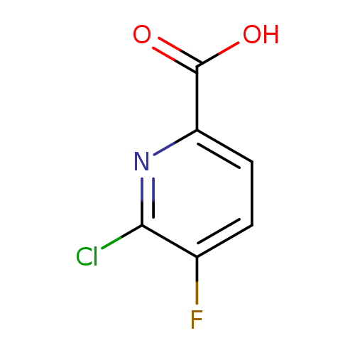 OC(=O)c1ccc(c(n1)Cl)F