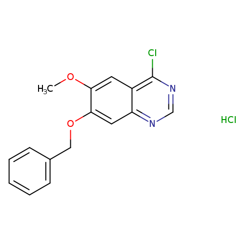 COc1cc2c(Cl)ncnc2cc1OCc1ccccc1.Cl