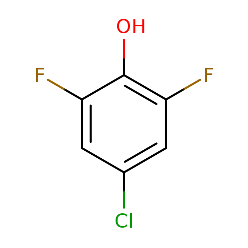 Clc1cc(F)c(c(c1)F)O