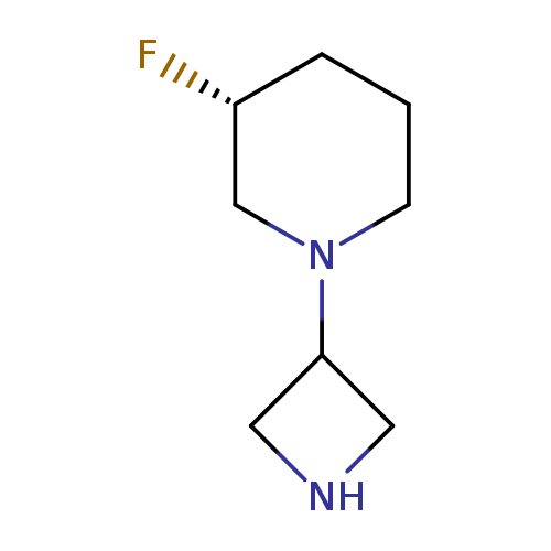 F[C@@H]1CCCN(C1)C1CNC1