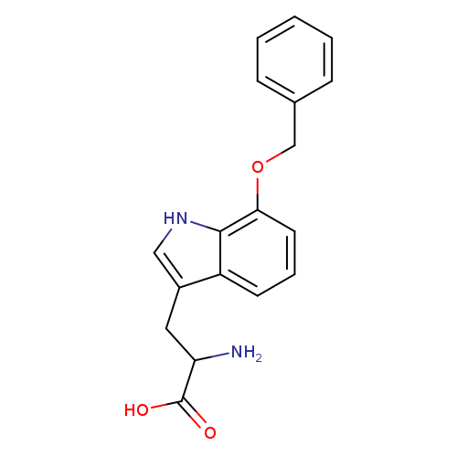 OC(=O)C(Cc1c[nH]c2c1cccc2OCc1ccccc1)N