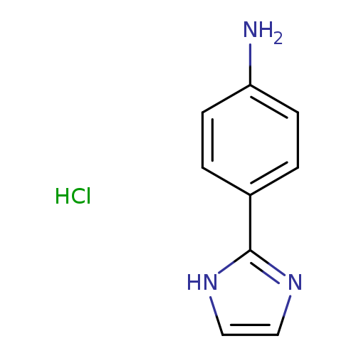 Nc1ccc(cc1)c1ncc[nH]1.Cl