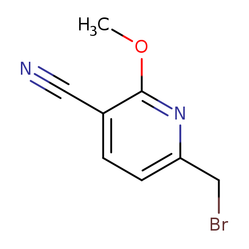 COc1nc(CBr)ccc1C#N
