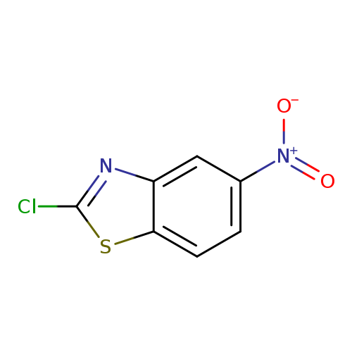 Clc1sc2c(n1)cc(cc2)[N+](=O)[O-]