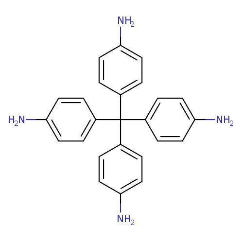 Nc1ccc(cc1)C(c1ccc(cc1)N)(c1ccc(cc1)N)c1ccc(cc1)N