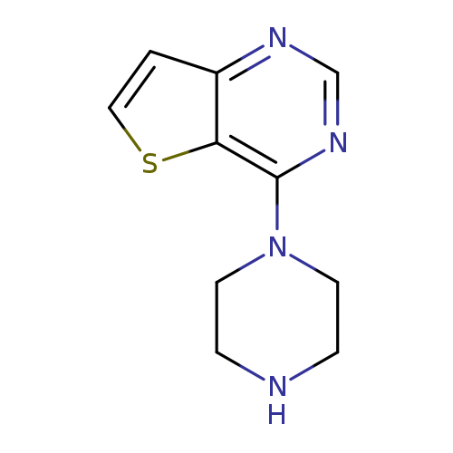 N1CCN(CC1)c1ncnc2c1scc2