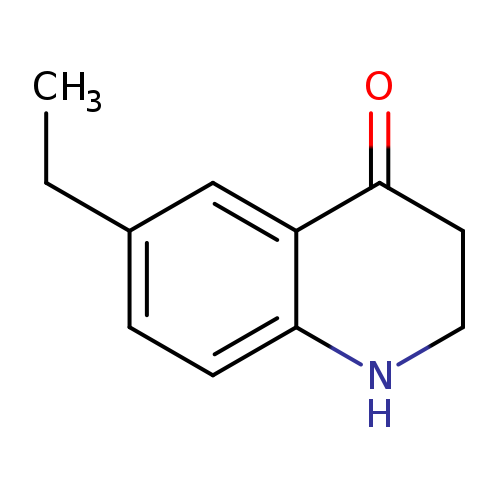 CCc1ccc2c(c1)C(=O)CCN2