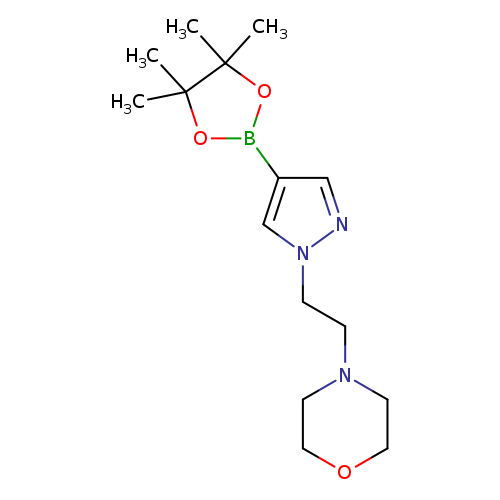 CC1(C)OB(OC1(C)C)c1cnn(c1)CCN1CCOCC1