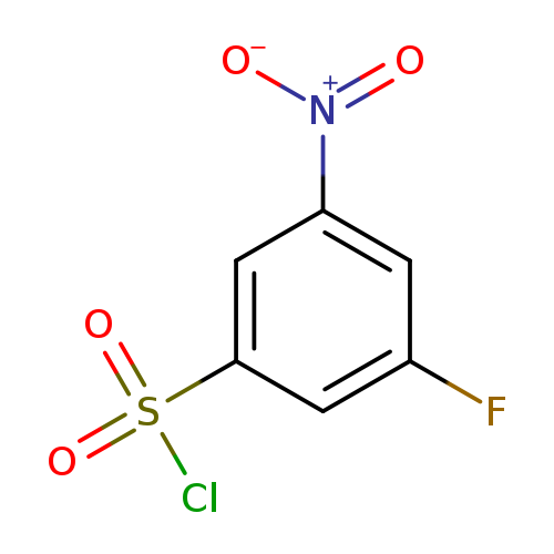 Fc1cc(cc(c1)S(=O)(=O)Cl)[N+](=O)[O-]