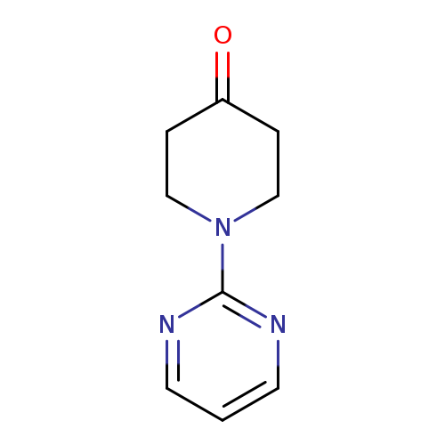 O=C1CCN(CC1)c1ncccn1