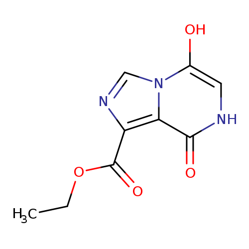 CCOC(=O)c1ncn2c1c(=O)[nH]cc2O