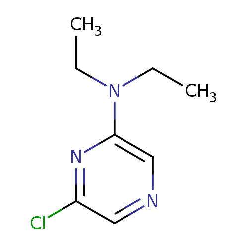 CCN(c1cncc(n1)Cl)CC