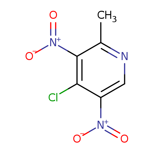 [O-][N+](=O)c1cnc(c(c1Cl)[N+](=O)[O-])C