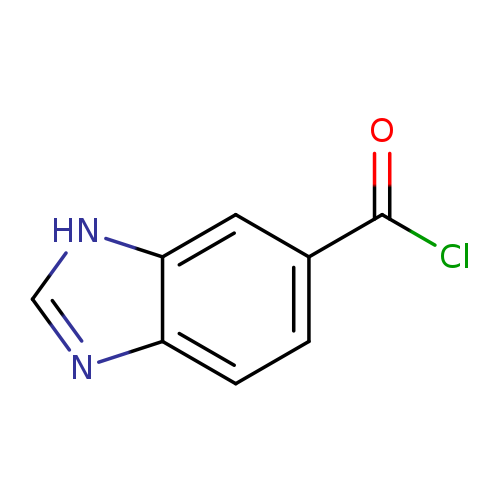 ClC(=O)c1ccc2c(c1)[nH]cn2