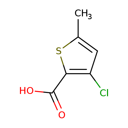 Cc1cc(c(s1)C(=O)O)Cl