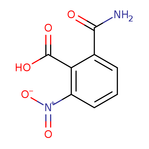 NC(=O)c1cccc(c1C(=O)O)[N+](=O)[O-]