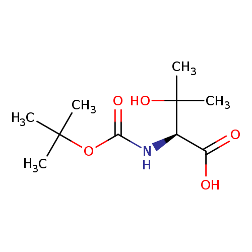 O=C(OC(C)(C)C)N[C@@H](C(O)(C)C)C(=O)O