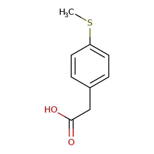 CSc1ccc(cc1)CC(=O)O