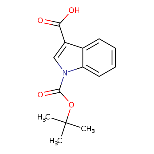 OC(=O)c1cn(c2c1cccc2)C(=O)OC(C)(C)C