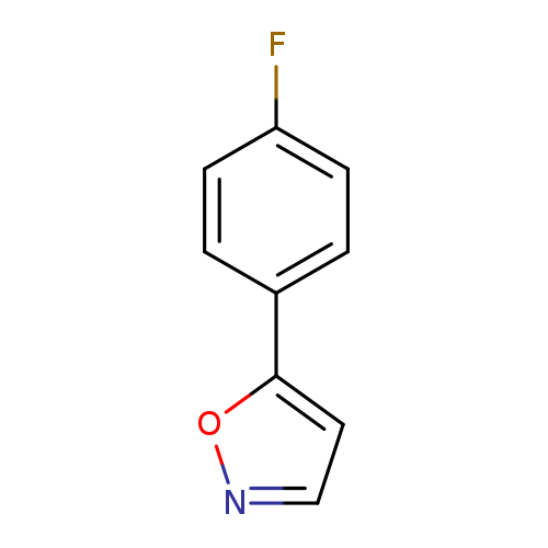 Fc1ccc(cc1)c1ccno1