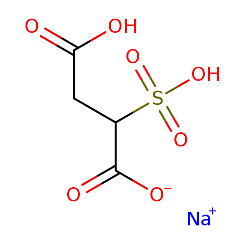 OC(=O)CC(S(=O)(=O)O)C(=O)[O-].[Na+]