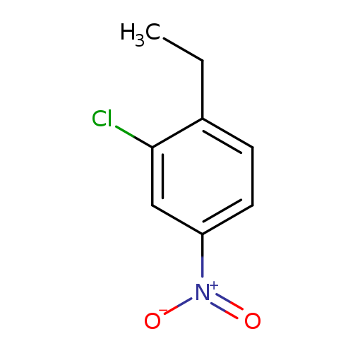 CCc1ccc(cc1Cl)[N+](=O)[O-]