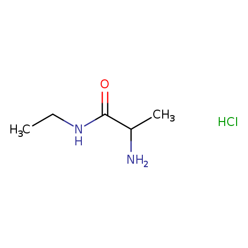 CCNC(=O)C(N)C.Cl