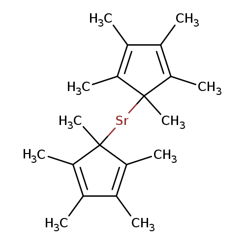 CC1=C(C)C(=C(C1(C)[Sr]C1(C)C(=C(C(=C1C)C)C)C)C)C