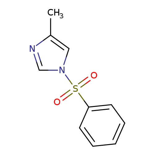 Cc1ncn(c1)S(=O)(=O)c1ccccc1