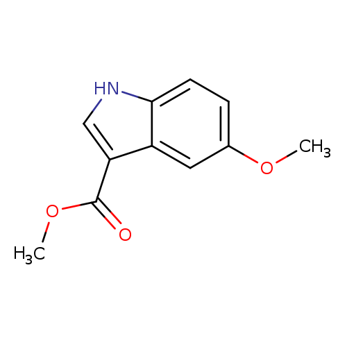 COc1ccc2c(c1)c(c[nH]2)C(=O)OC