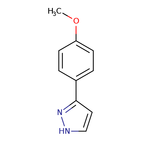 COc1ccc(cc1)c1n[nH]cc1