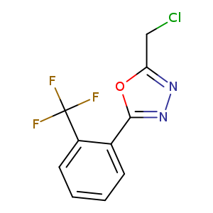 ClCc1nnc(o1)c1ccccc1C(F)(F)F