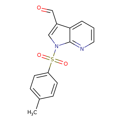 O=Cc1cn(c2c1cccn2)S(=O)(=O)c1ccc(cc1)C