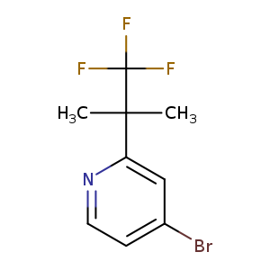 CC(C(F)(F)F)(c1nccc(c1)Br)C
