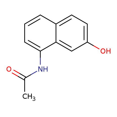 CC(=O)Nc1cccc2c1cc(O)cc2