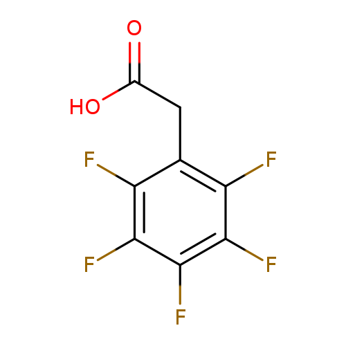 OC(=O)Cc1c(F)c(F)c(c(c1F)F)F