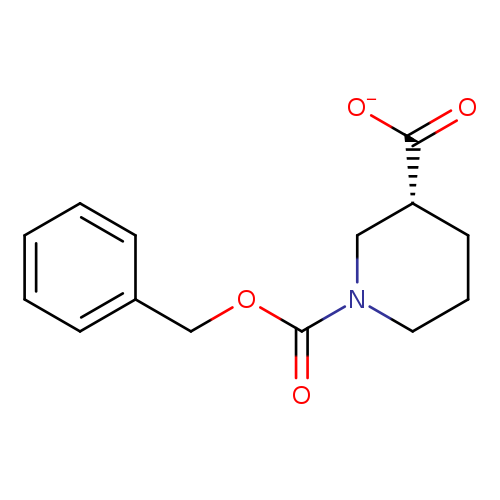 [O-]C(=O)[C@@H]1CCCN(C1)C(=O)OCc1ccccc1