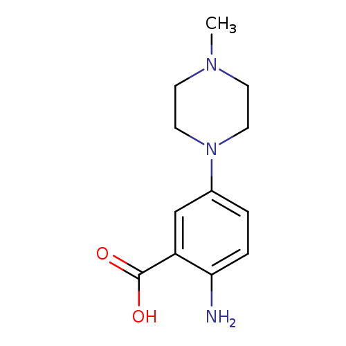 CN1CCN(CC1)c1ccc(c(c1)C(=O)O)N