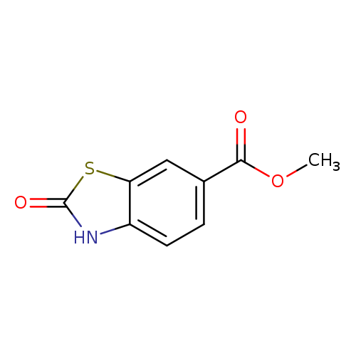 COC(=O)c1ccc2c(c1)sc(=O)[nH]2