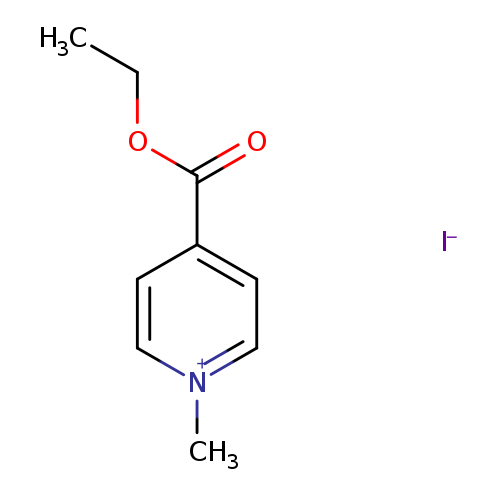 CCOC(=O)c1cc[n+](cc1)C.[I-]
