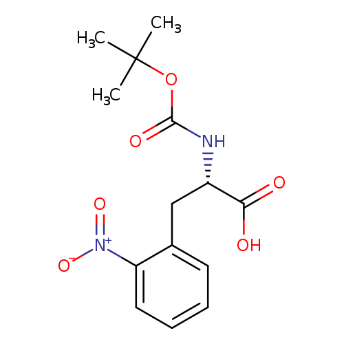 O=C(OC(C)(C)C)N[C@H](C(=O)O)Cc1ccccc1[N+](=O)[O-]