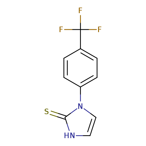 FC(c1ccc(cc1)n1cc[nH]c1=S)(F)F