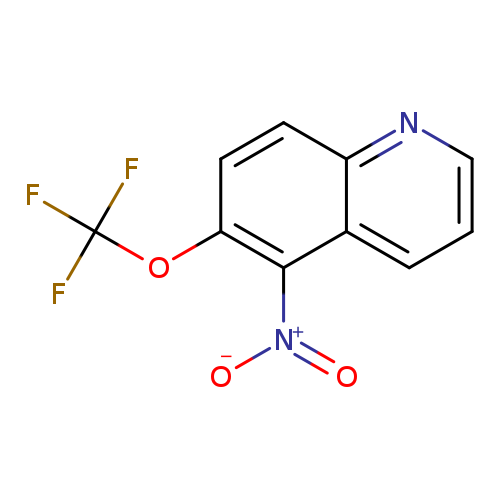[O-][N+](=O)c1c(ccc2c1cccn2)OC(F)(F)F